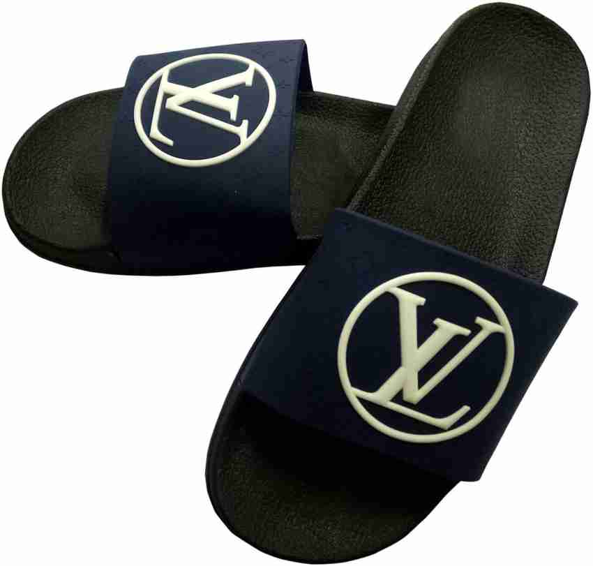 Attrix Men BLU LV Slides Buy Attrix Men BLU LV Slides Online at