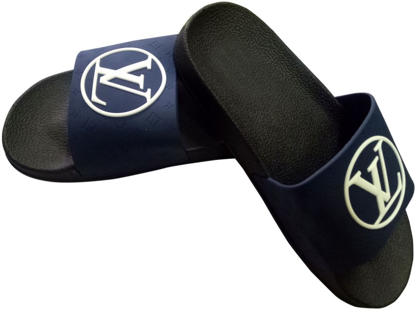 Attrix Men BLU LV Slides Buy Attrix Men BLU LV Slides Online at