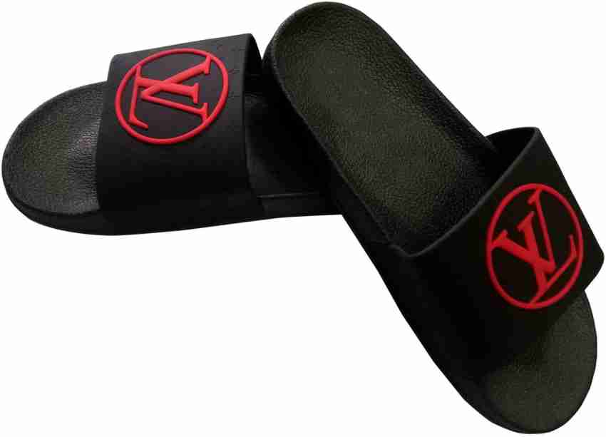 Attrix Men BLK LV Slides Buy Attrix Men BLK LV Slides Online at