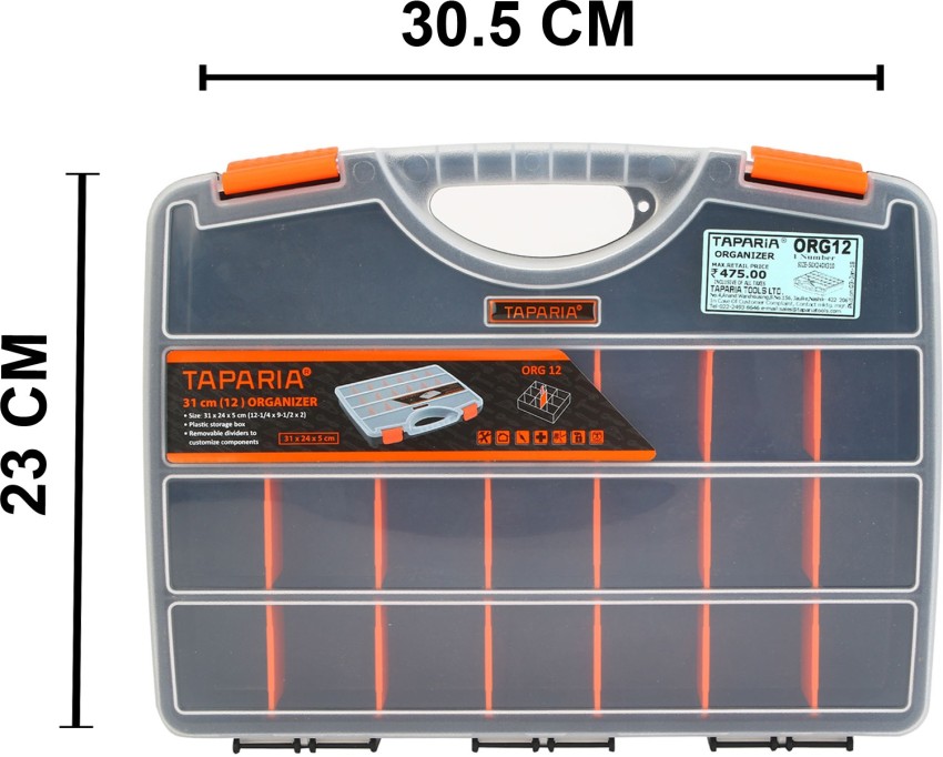 TAPARIA ORG 12 Tool Box with Tray Price in India - Buy TAPARIA ORG