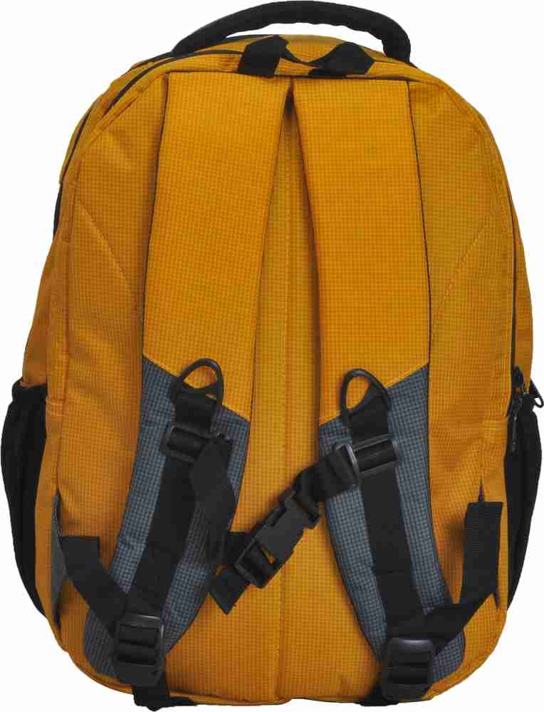 Mustard yellow outlet school backpack