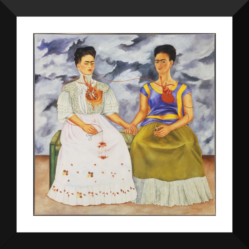 The Two Fridas - Las dos Fridas - Frida Kahlo's Paintings