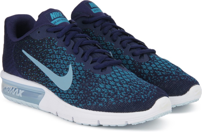 NIKE AIR MAX SEQUENT 2 Running Shoes For Men Buy BINARY BLUE CERULEAN BLACK BLUSTERY Color NIKE AIR MAX SEQUENT 2 Running Shoes For Men Online at Best Price Shop Online for Footwears in India Flipkart...