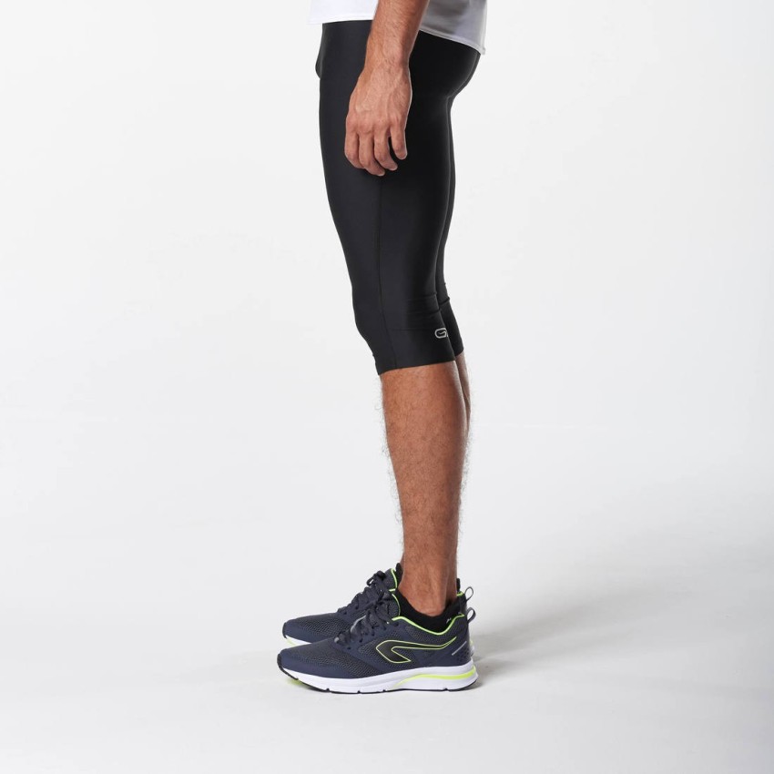 KALENJI by Decathlon Solid Men Black Tights - Buy KALENJI by