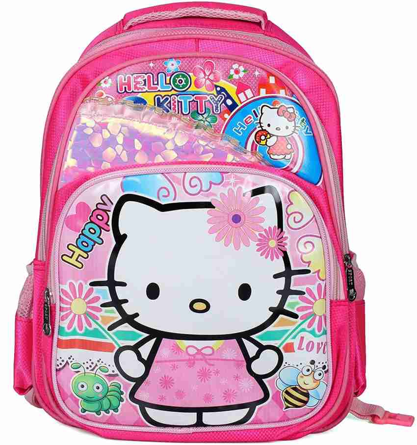 Buy Hello Kitty Print Trolley Backpack - 18 inches Online for Kids