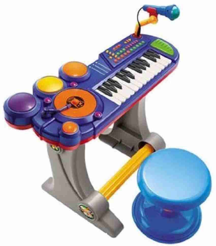 Kids Authority Dj Mixer With Sound Synthesizer Drum Set Keyboard And Microphone All In One Piano Set Dj Mixer With Sound Synthesizer Drum Set Keyboard And
