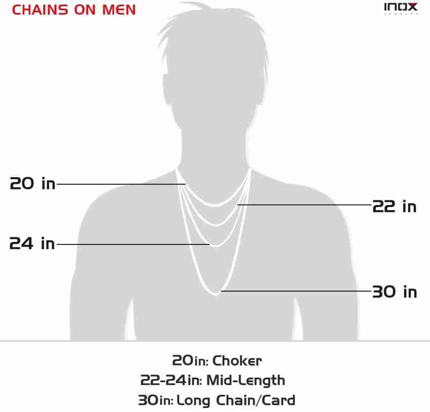 Buy Stainless Steel Neck Chains For Men Online in India - Inox Jewelry India