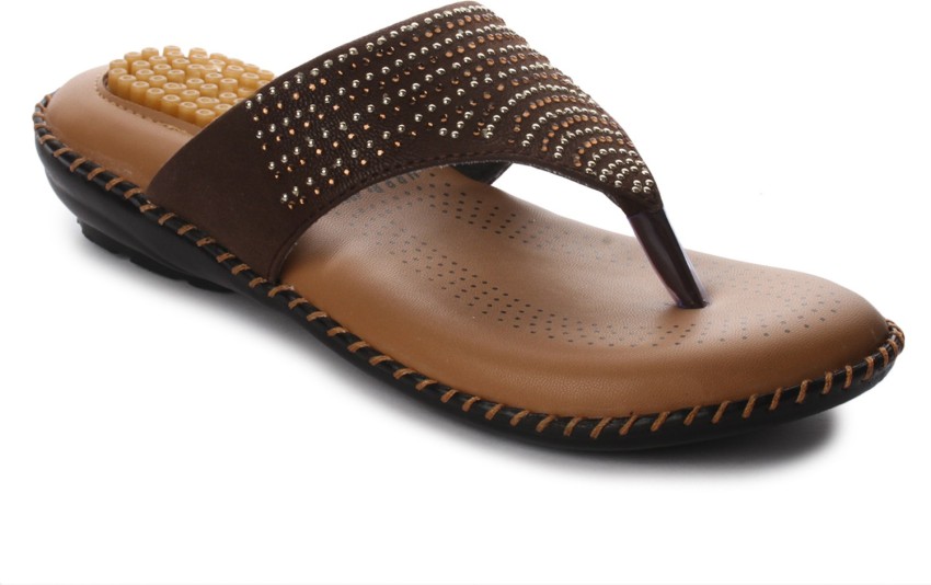 Buy Black Flat Sandals for Women by Doctor Extra Soft Online | Ajio.com