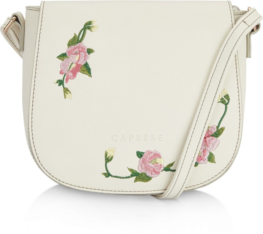 Caprese White Sling Bag ELSY SLING MEDIUM WHITE White