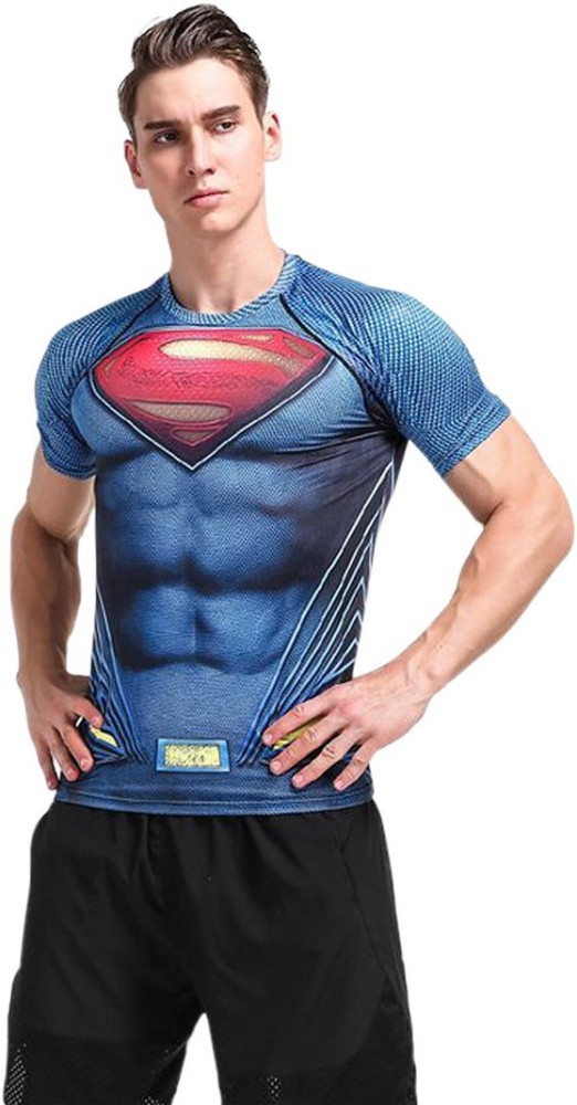 jiazery QZ Man Superhero Compression Shirt Long India