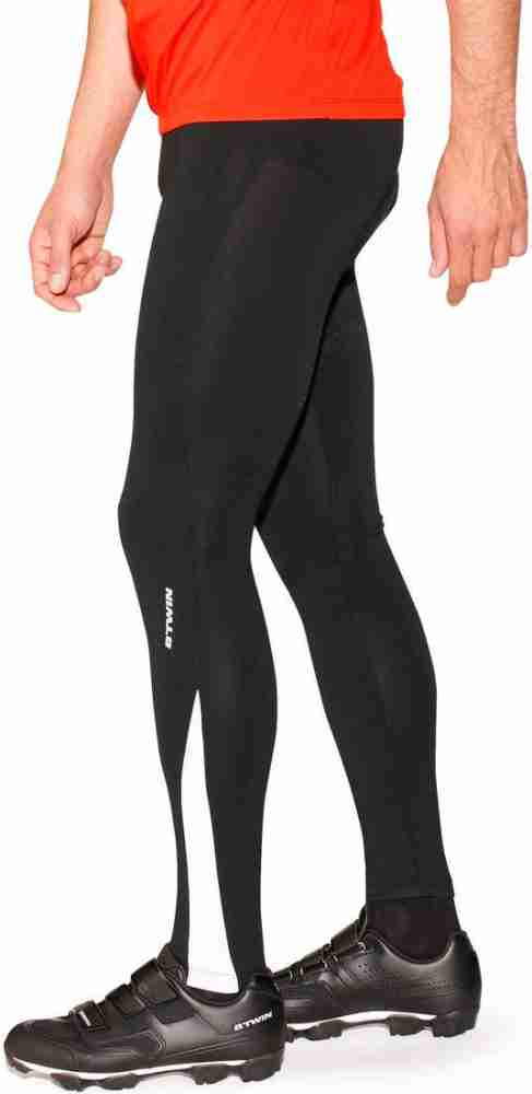 BTWIN by Decathlon Solid Men Black Tights - Buy BTWIN by Decathlon