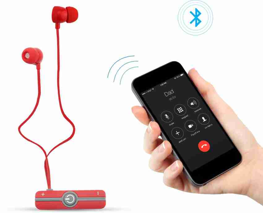 Portronics POR 837 Harmonics 206 Inline In ear Bluetooth Stereo Earphones with Magnetic Latch Bluetooth