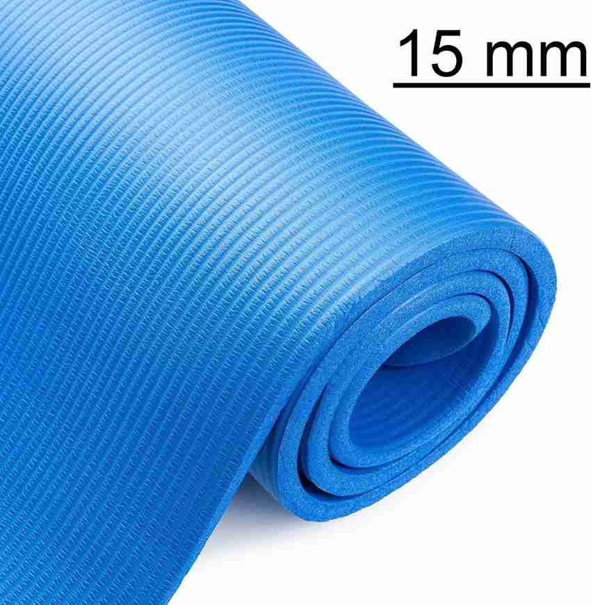 KOBO 15 mm Blue NBR Athletica Multi use Thick Exercise Non slip