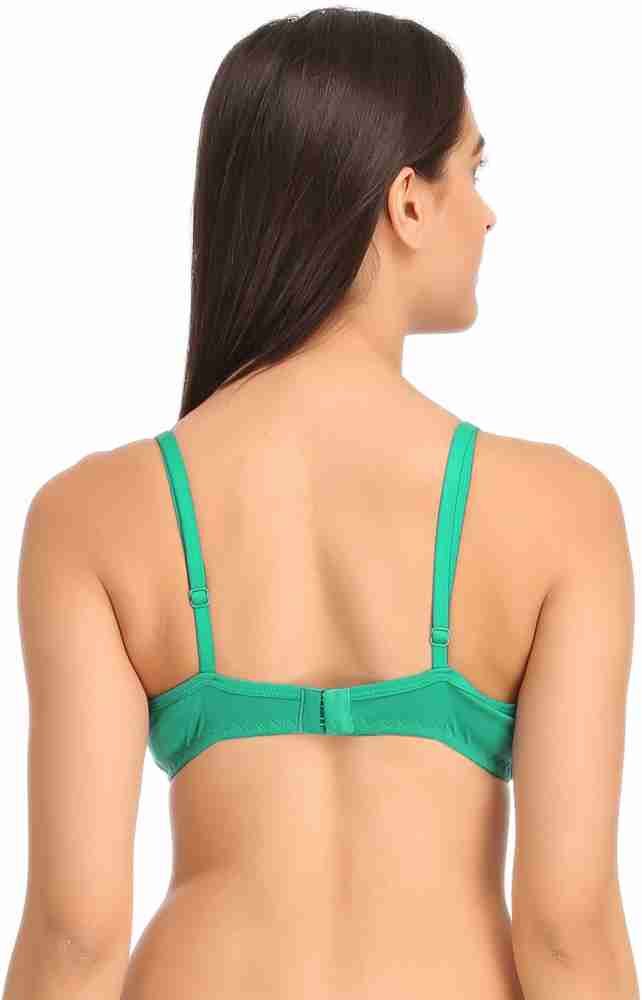 Buy Non-Padded Non-Wired Full Coverage Bra with Double Layered Cups -  Cotton Rich Online India, Best Prices, COD - Clovia - BR0636P22