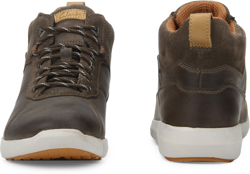CLARKS Triman Up GTX Mushroom Leather Boots For Men Buy Brown Color CLARKS Triman Up GTX Mushroom Leather Boots For Men Online at Best Price Shop Online for Footwears in