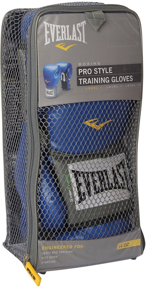 Everlast Pro Style Boxing Gloves, 16oz, Blue