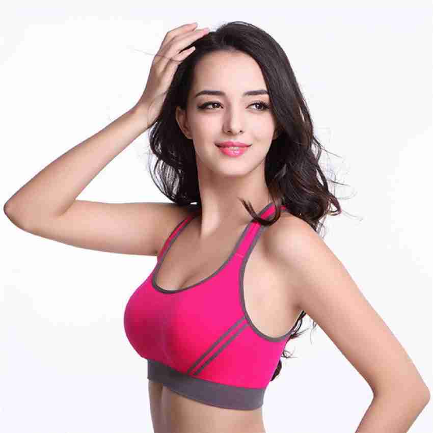 Sports Bras For Women Gym Running, Unique Cross Back Strappy Honeycomb  Design Front,mid Impact Seamless Yoga Bralette-black(xl)