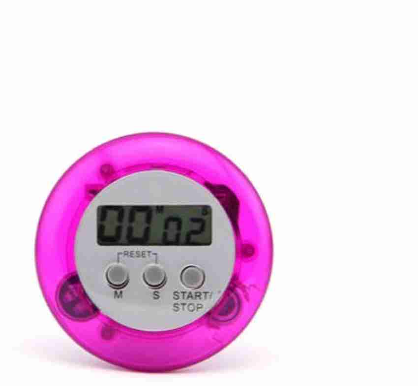 UnikArt Pink Digital Timer For Kids, Kitchen, Cooking, Classroom