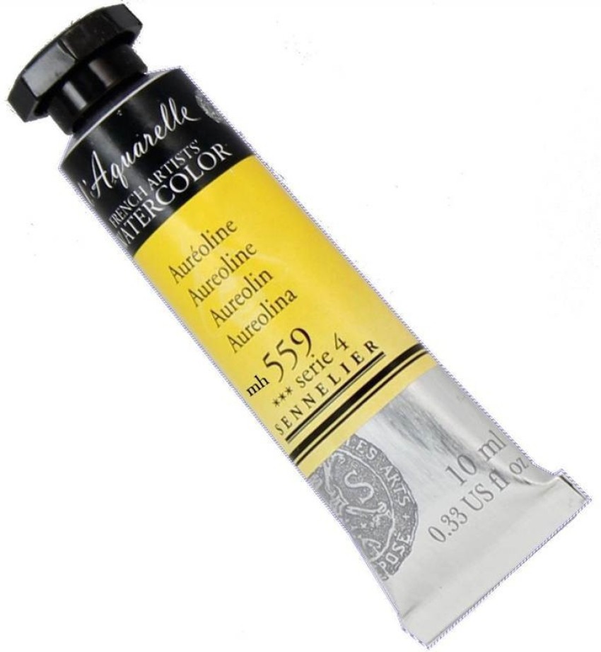Sennelier French Artists' Watercolor - Aureoline, 10 mL, Tube