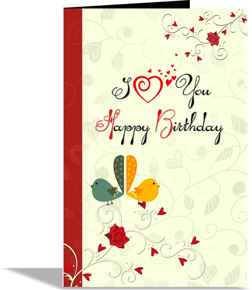 Gaurangi card Birthday Greeting Card for Love - Greeting card