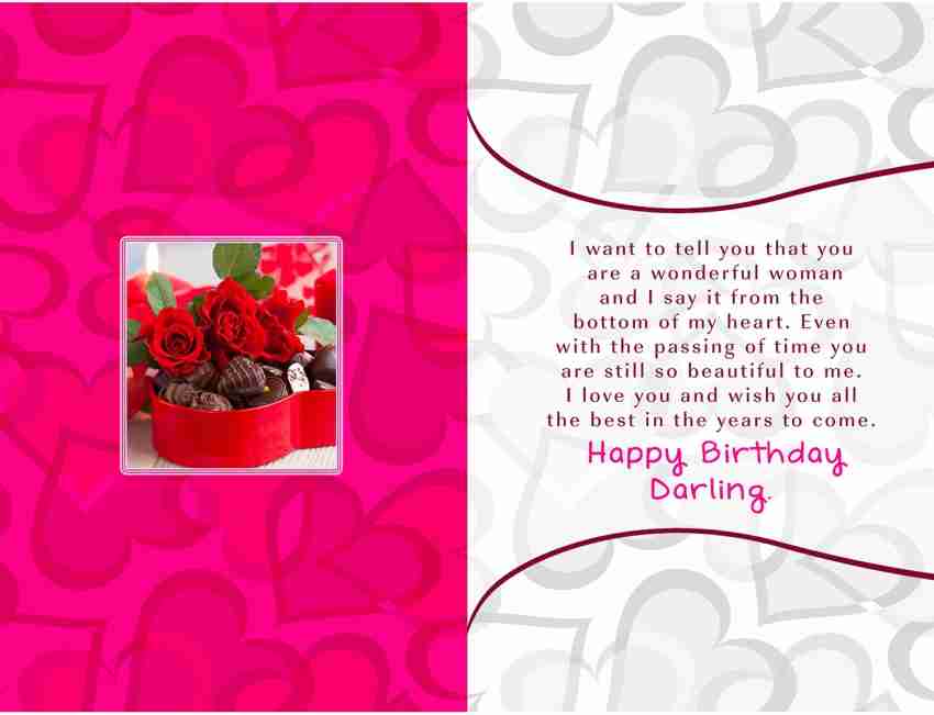 Gaurangi card Birthday Greeting Card for Love - Greeting card