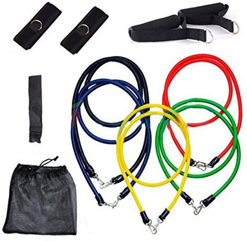 PHYSIO FACTORY PF THERA TUBE RESISTANCE BAND SET OF 5 PCS Fitness Accessory Kit Kit Buy PHYSIO FACTORY PF THERA TUBE RESISTANCE BAND SET OF 5 PCS Fitness Accessory