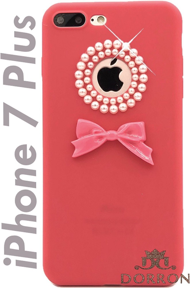 DORRON Back Cover for iPhone 7 Plus / 7Plus Stylish Dancing Girls Designer  Glitter Bling Soft Fancy Case (Rose Gold) - DORRON 