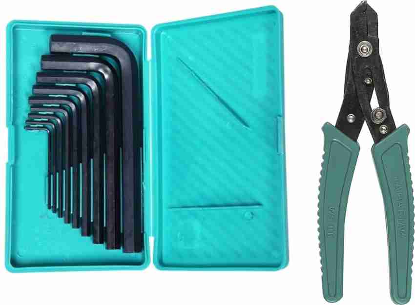 Taparia Carbon Steel Allen Key Set, 50 OFF