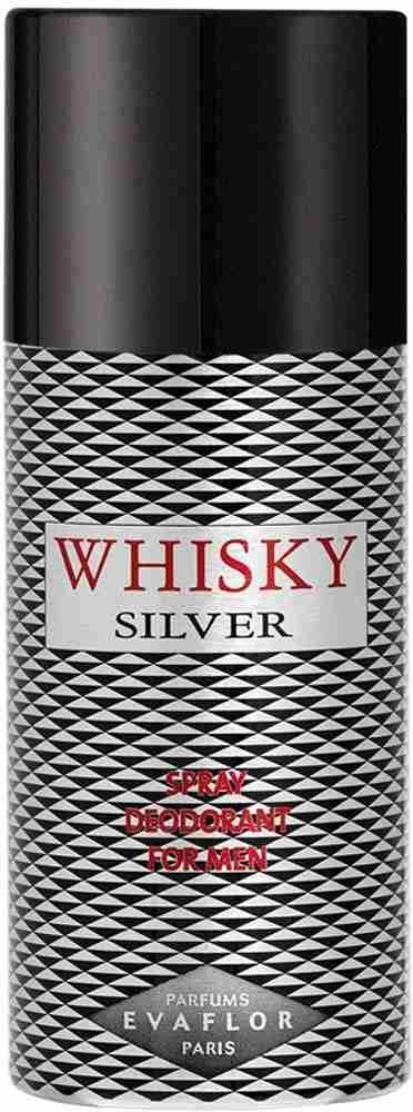 Buy WHISKY Silver Deodorant for Men Perfume 150 ml Online In