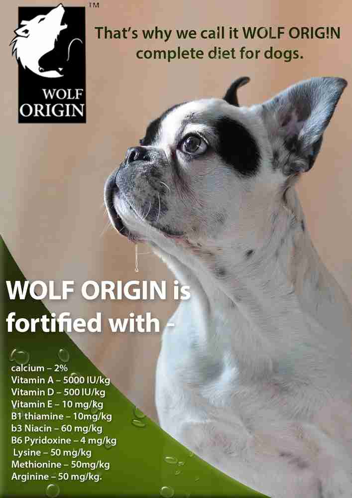Wolf origin dog food cheap