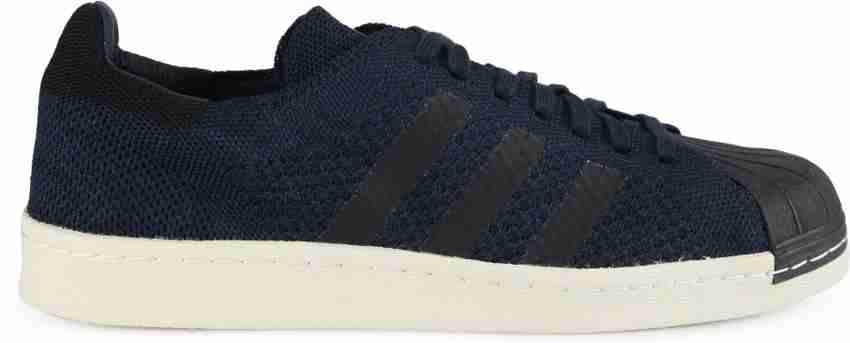 Adidas originals superstar 80s primeknit mens Blue sale