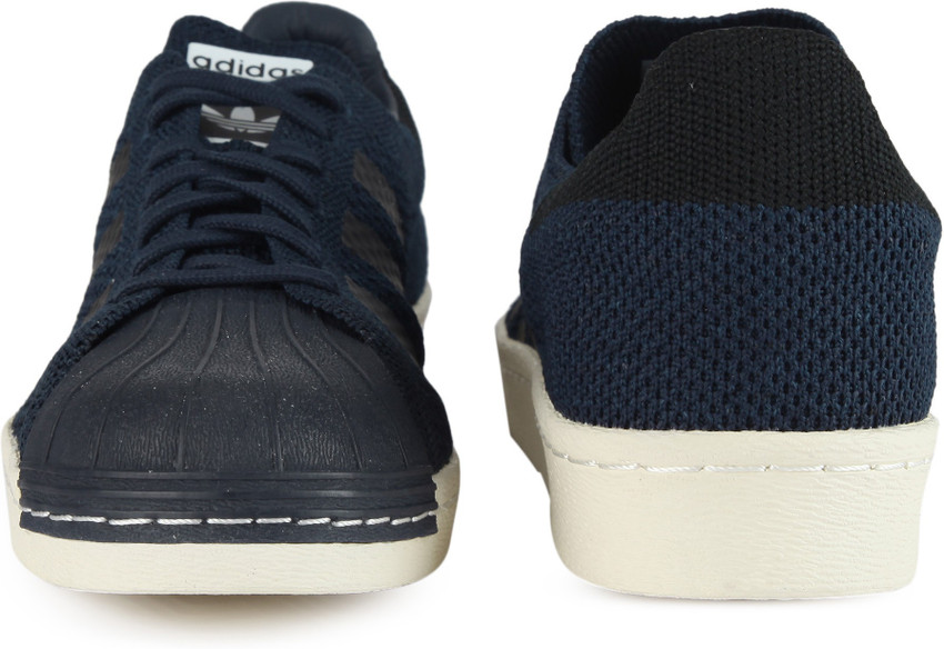 Adidas originals superstar 80s primeknit men Blue hot sale