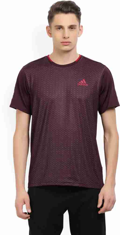 Maroon adidas clearance t shirt