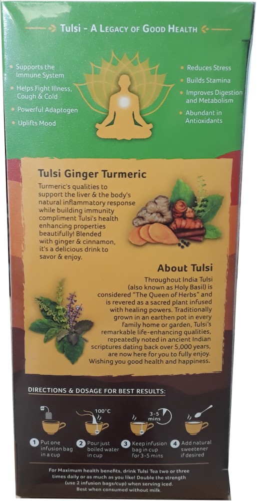 Turmeric Spice Green Tea Bags Online  Immunity Booster Tea