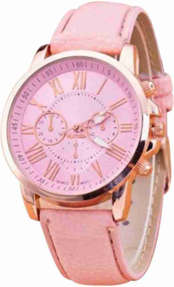 Pink colour sales ki watch
