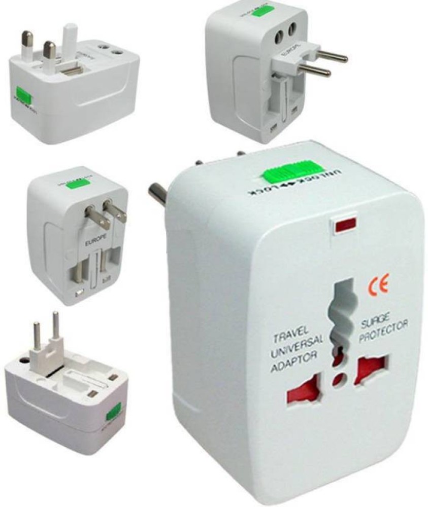 1pcs Travel Wall Power Adapter Plug Adapter Us/uk/eu/au Plug