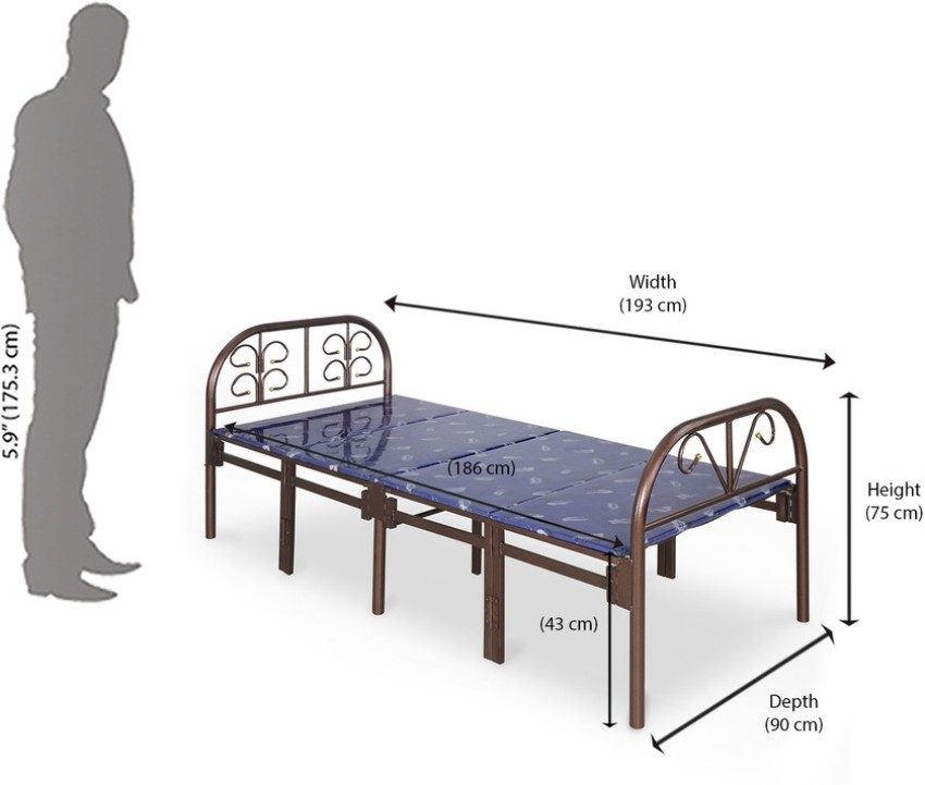 Nilkamal foldable deals bed