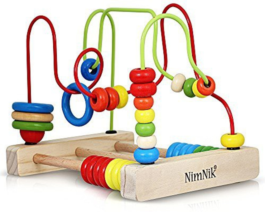 Wooden bead toys toddlers hot sale