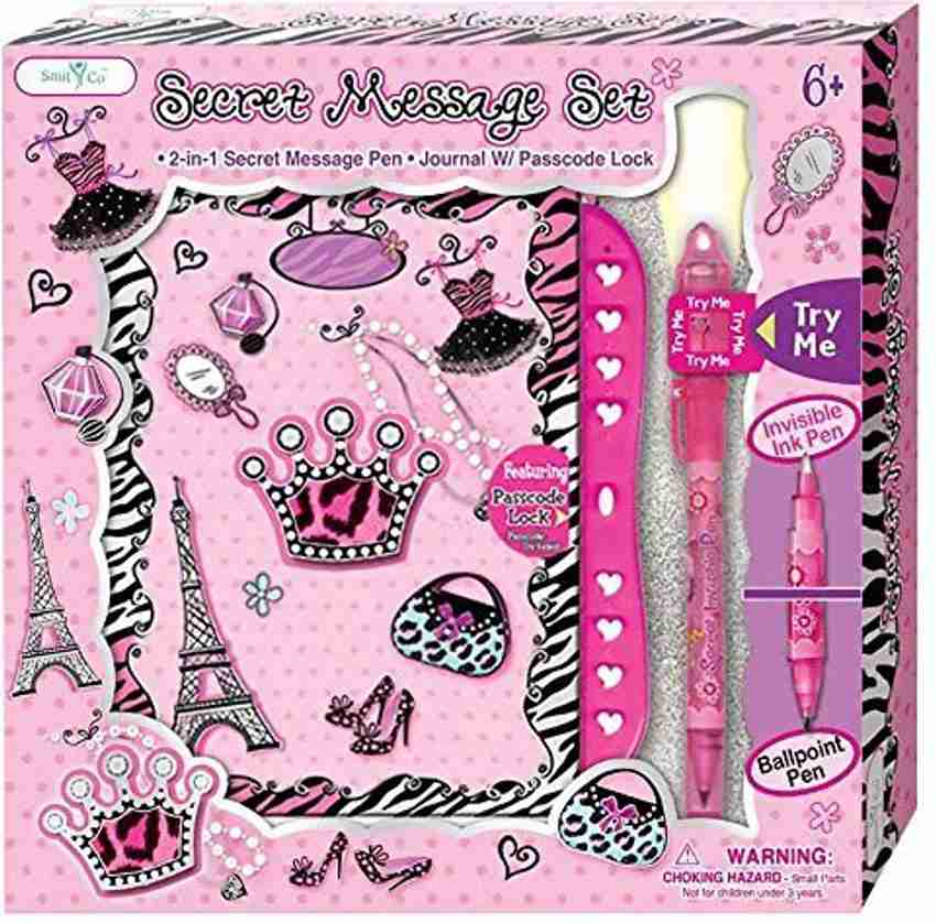 SmitCo LLC Journals For Girls Secret Diary For Kids With Blank