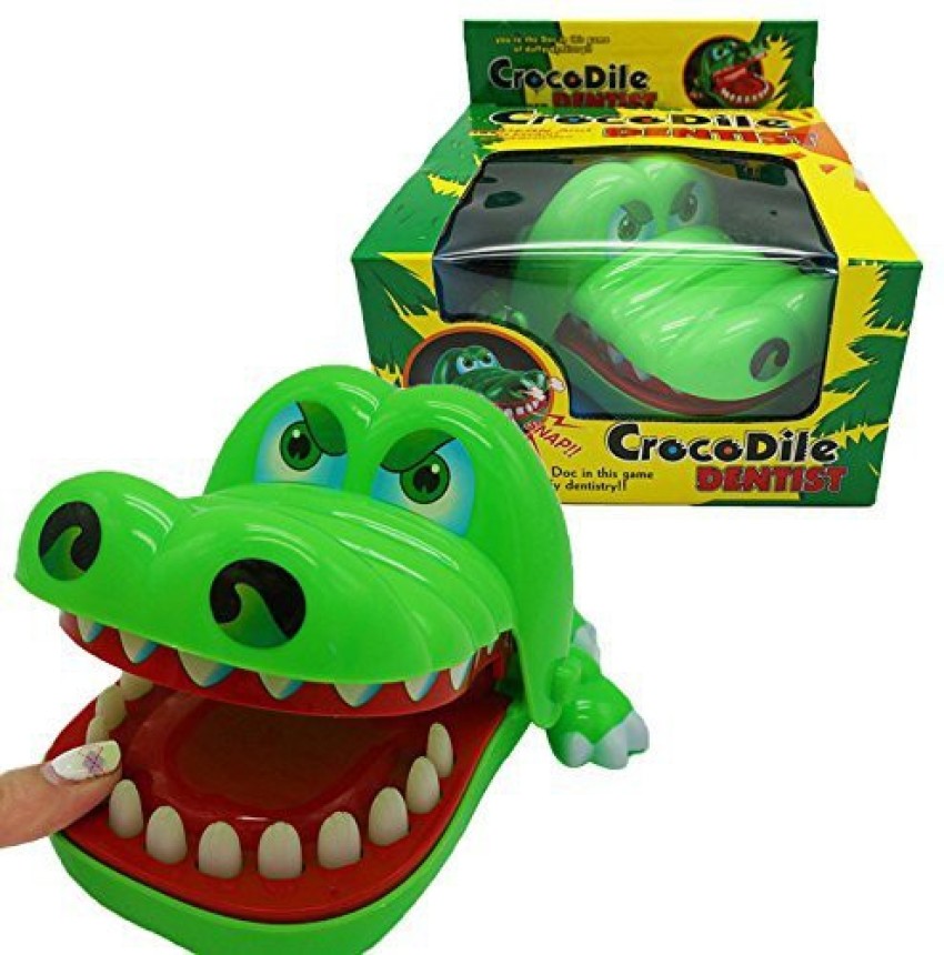 Generic Large Crocodile Mouth Dentist Bite Finger Toy-Crocodile