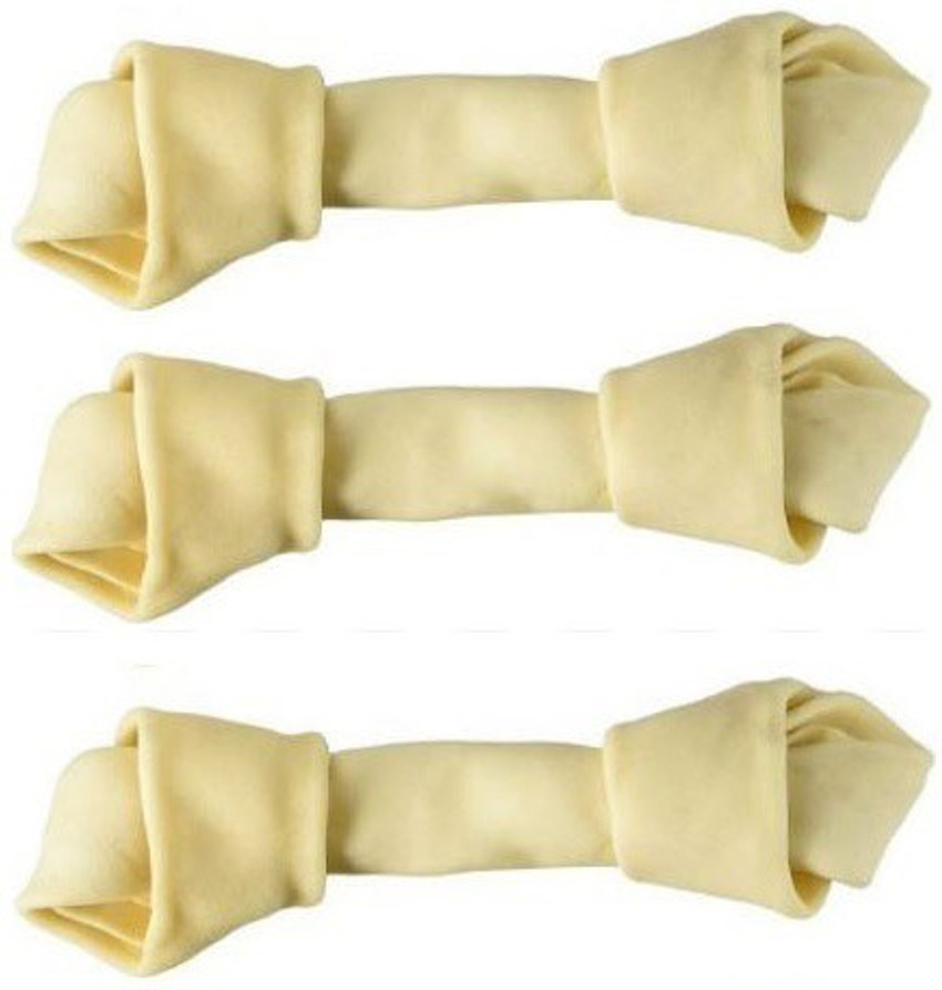 Skora rawhide bones Bulk pack of 3 natural rawhide protein treats