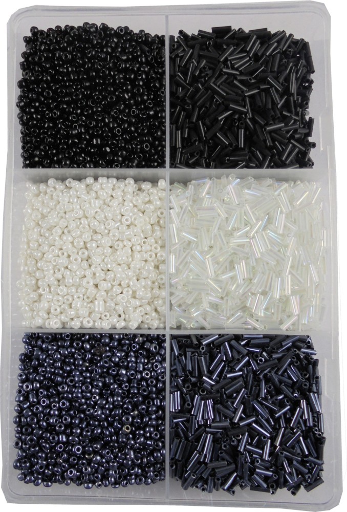 estore 300 Glass Beads for Jewellery Making kit Art and Crafts Materials  for Necklace Bracelet Earring Making Materials DIY kit - 300 Glass Beads  for Jewellery Making kit Art and Crafts Materials