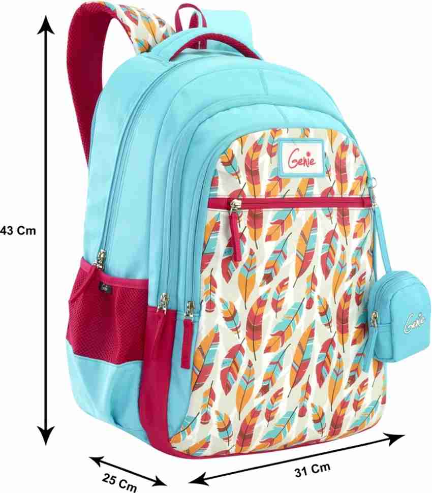 Flipkart Genie Blush 19 Inch Blue School Bag School Bag