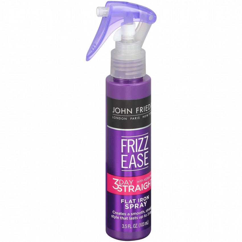 JOHN FRIEDA Frizz Ease 3 Day Straight Flat Iron Spray with Keratin 103ml 3.5oz Hair Spray Price in India Buy JOHN FRIEDA Frizz Ease 3 Day Straight Flat Iron Spray