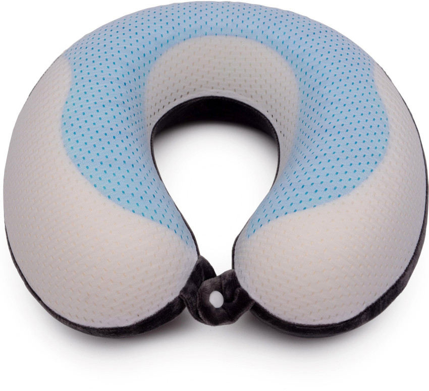 Travel pillow with cooling outlet gel