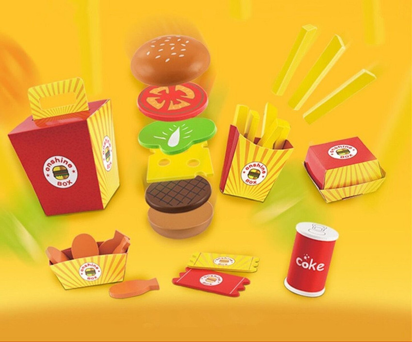 Wooden mcdonalds play food online