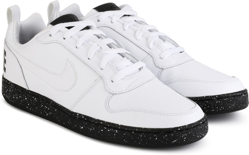 Nike court borough white black store