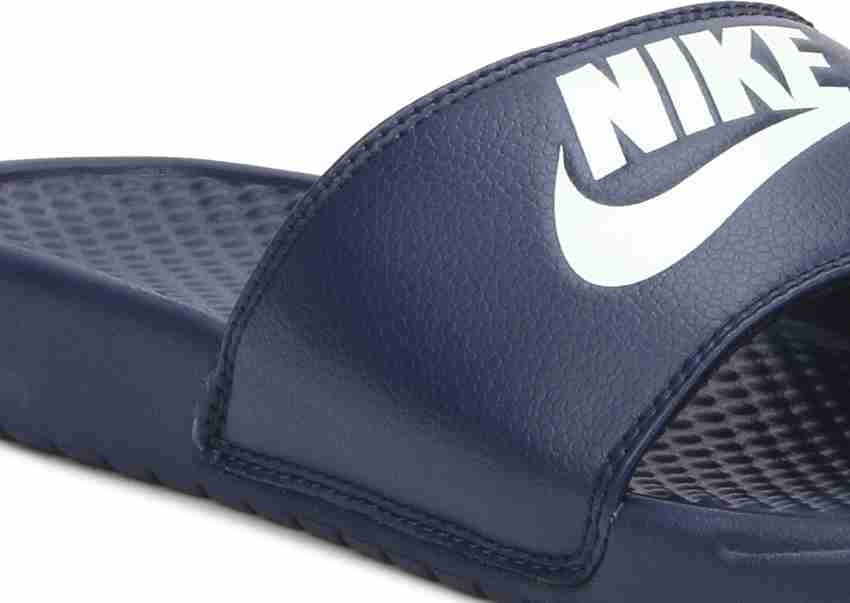 NIKE Men BENASSI JDI Slides Buy MIDNIGHT NAVY WINDCHILL Color NIKE Men BENASSI JDI Slides Online at Best Price Shop Online for Footwears in India Flipkart