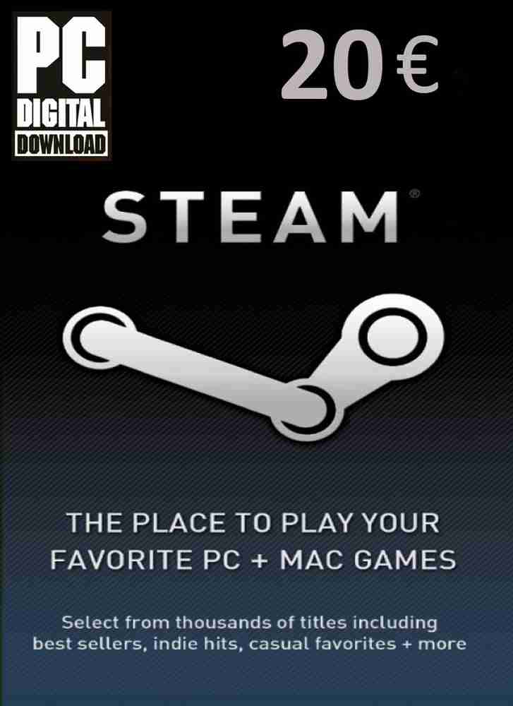 Steam Gift Card 20 EUR