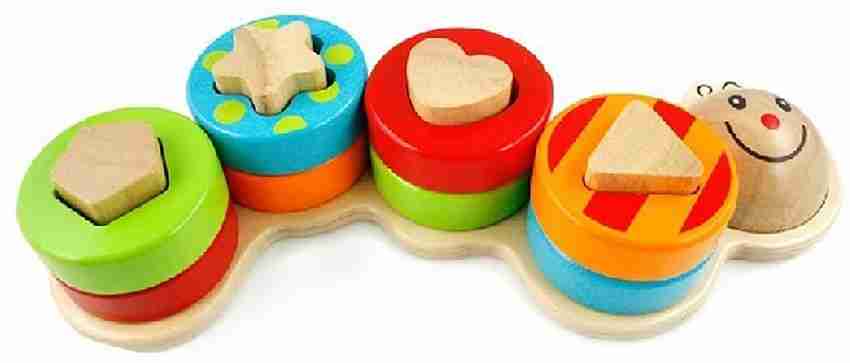 Caterpillar shape sorter top